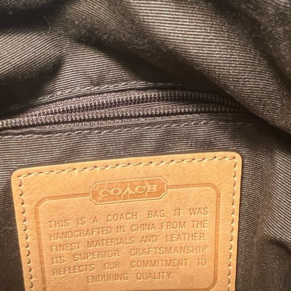 Coach Signature Tote Bag - Brown and Black - Picture 3 of 6